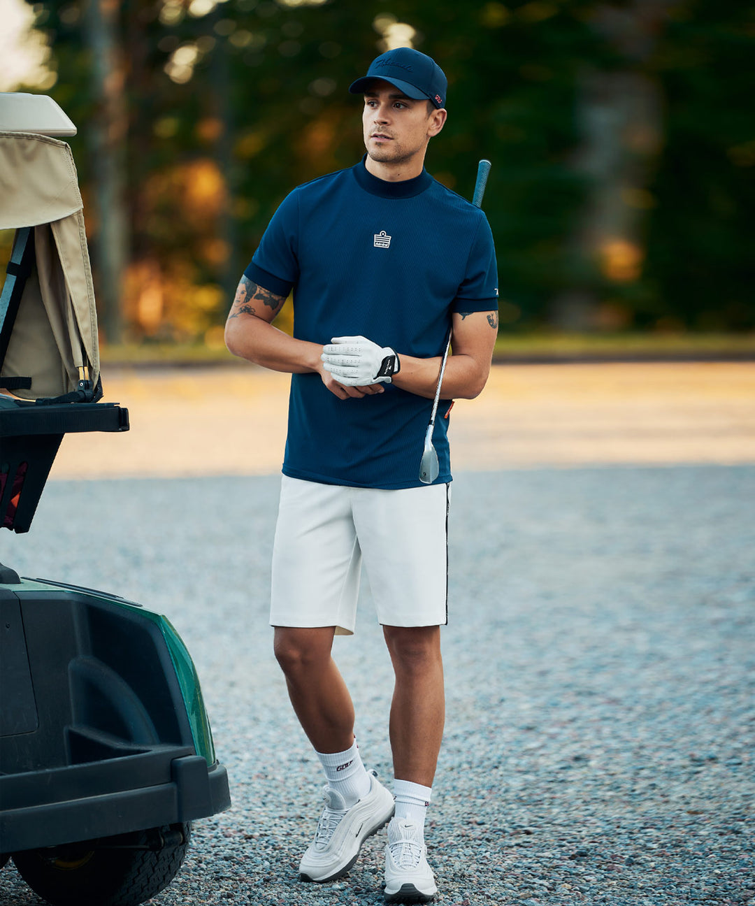 White Kit Admiral Shorts Macade Golf