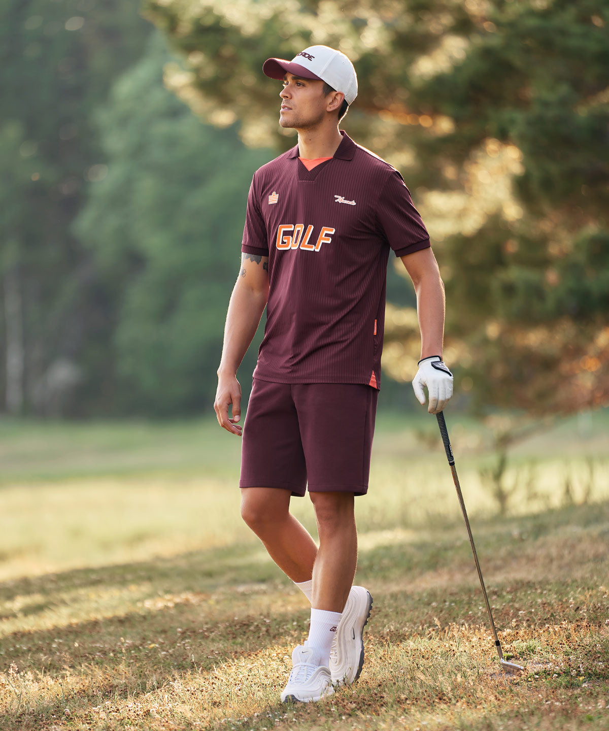 Burgundy Admiral Jersey Macade Golf