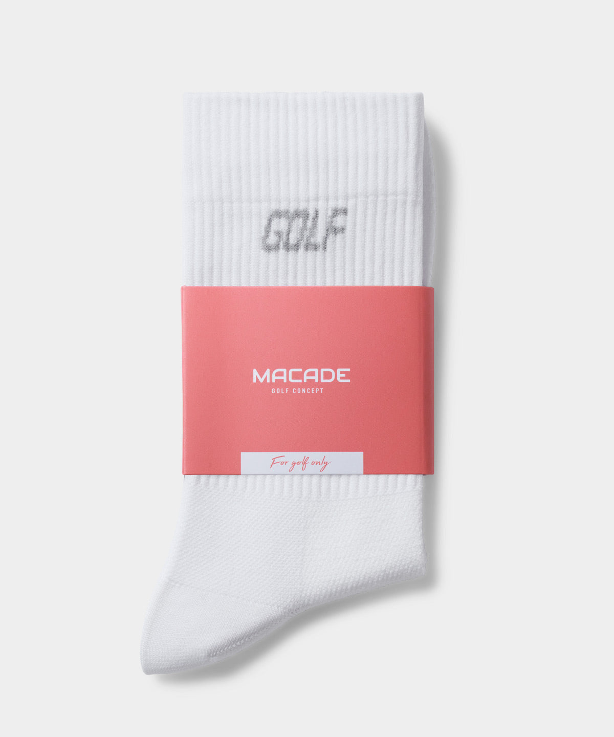 White Golf Crew Socks – Macade Golf