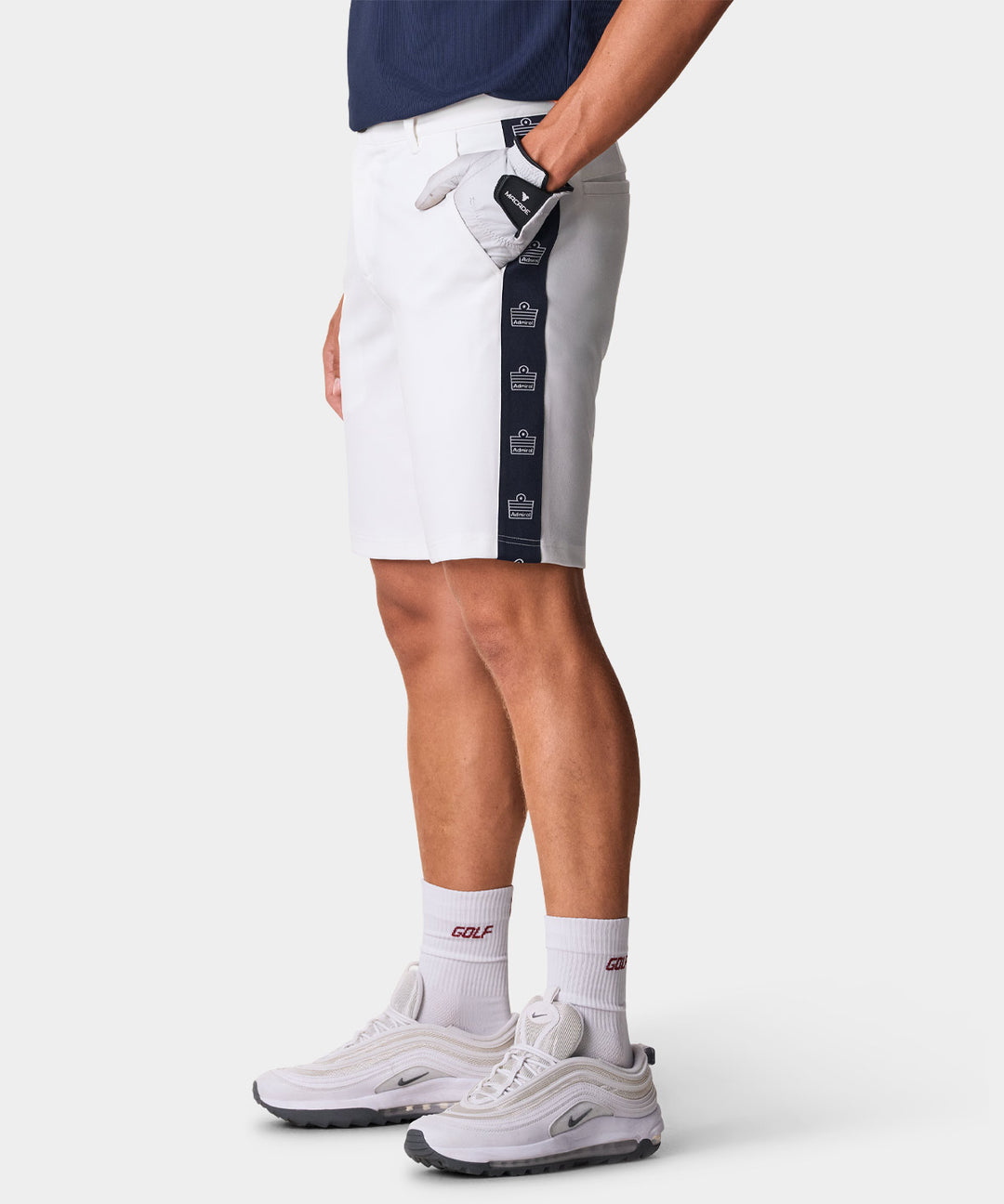 White Kit Admiral Shorts Macade Golf
