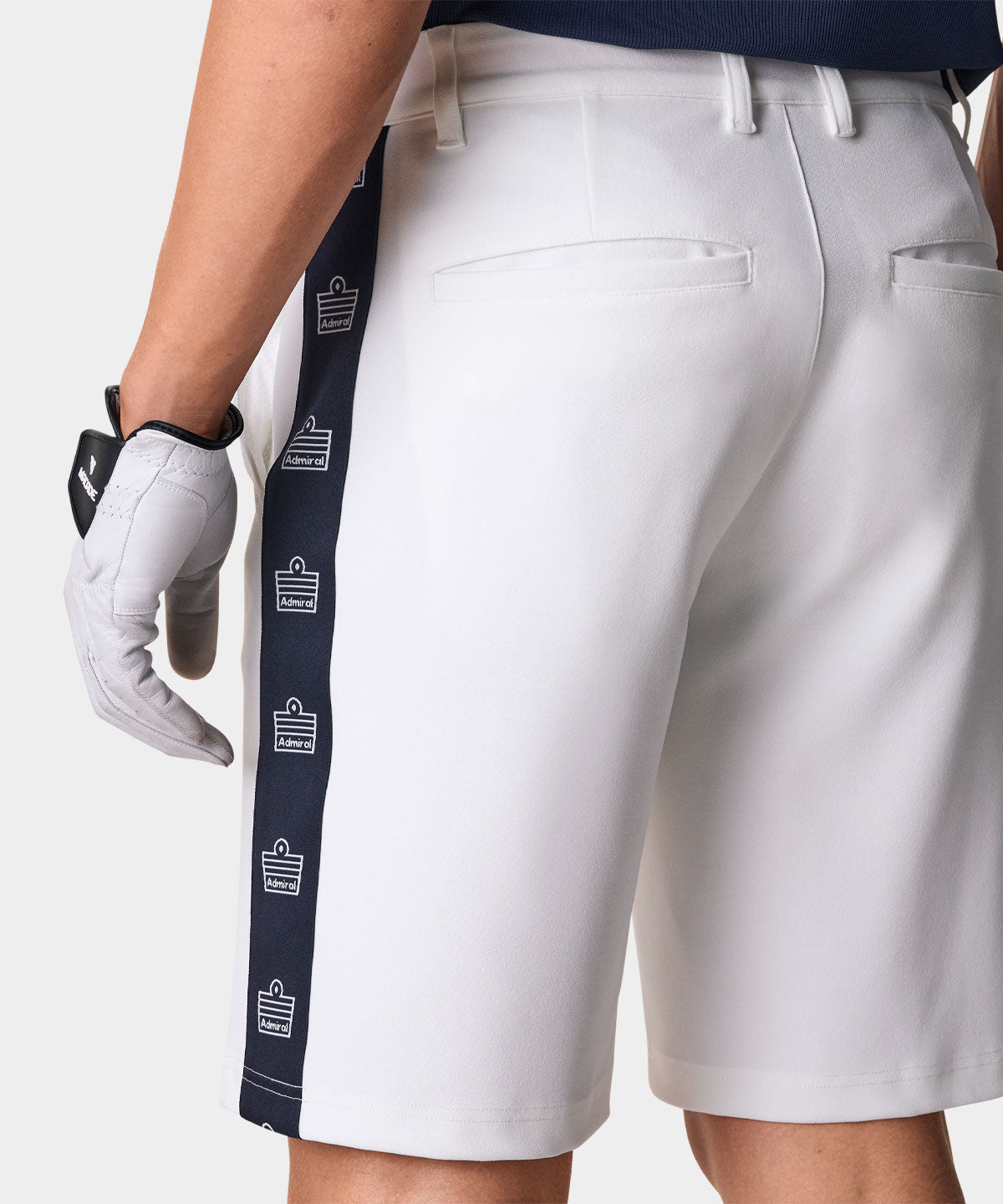 White Kit Admiral Shorts Macade Golf