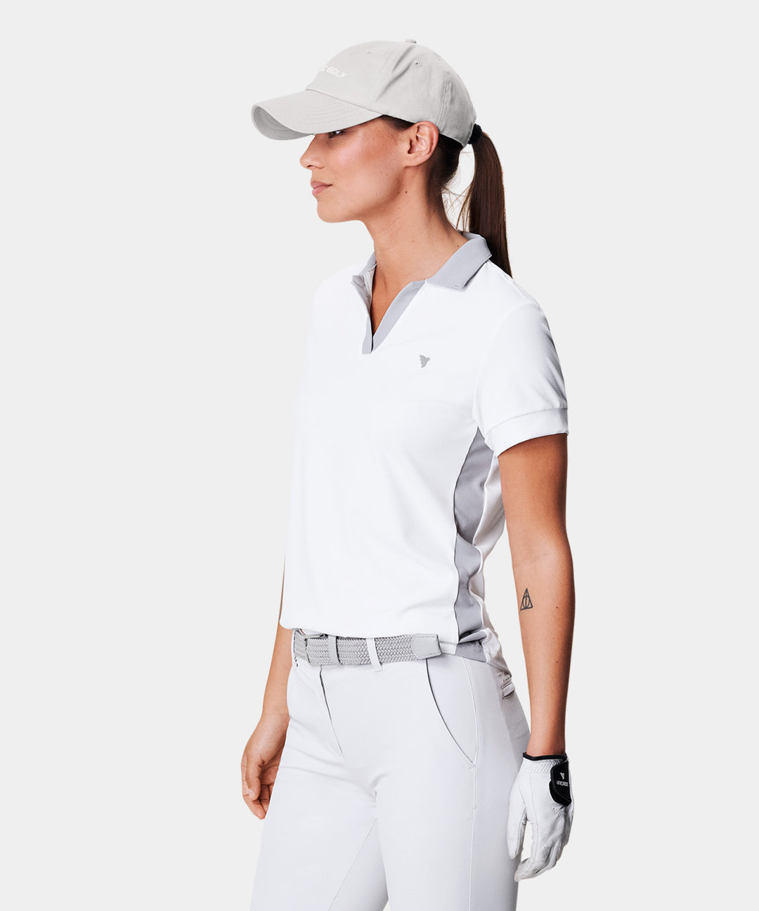 Tori White Polo Shirt Macade Golf