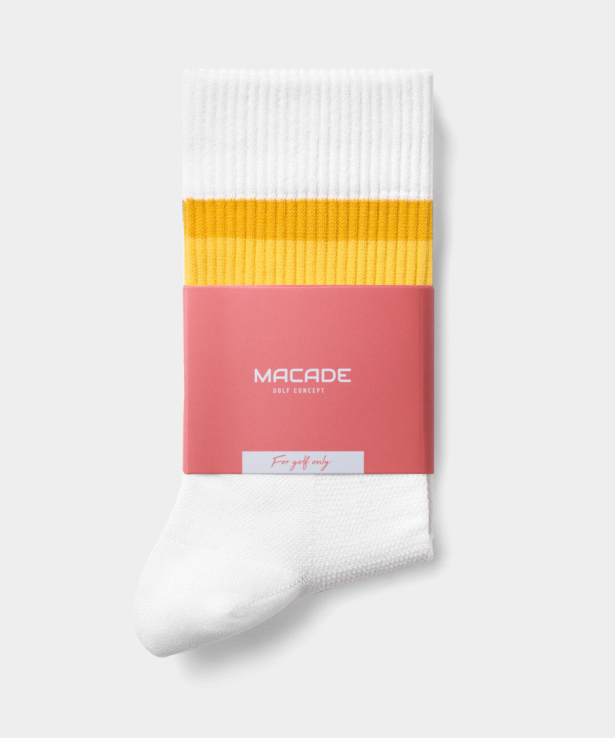 Yellow Players Crew Sock Macade Golf