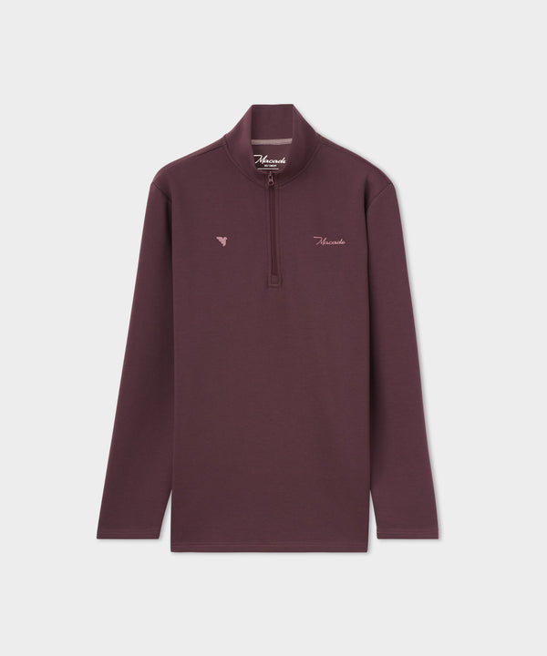 Zoe Flex Quarter Zip - Mauve