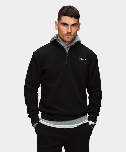 Black Range Zip Sweater Macade Golf