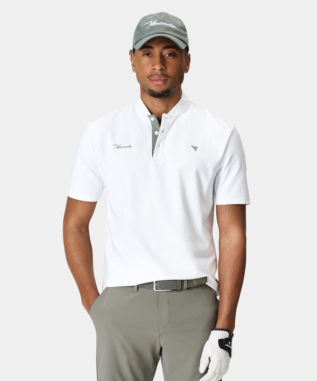 Heath White Bomber Shirt Macade Golf