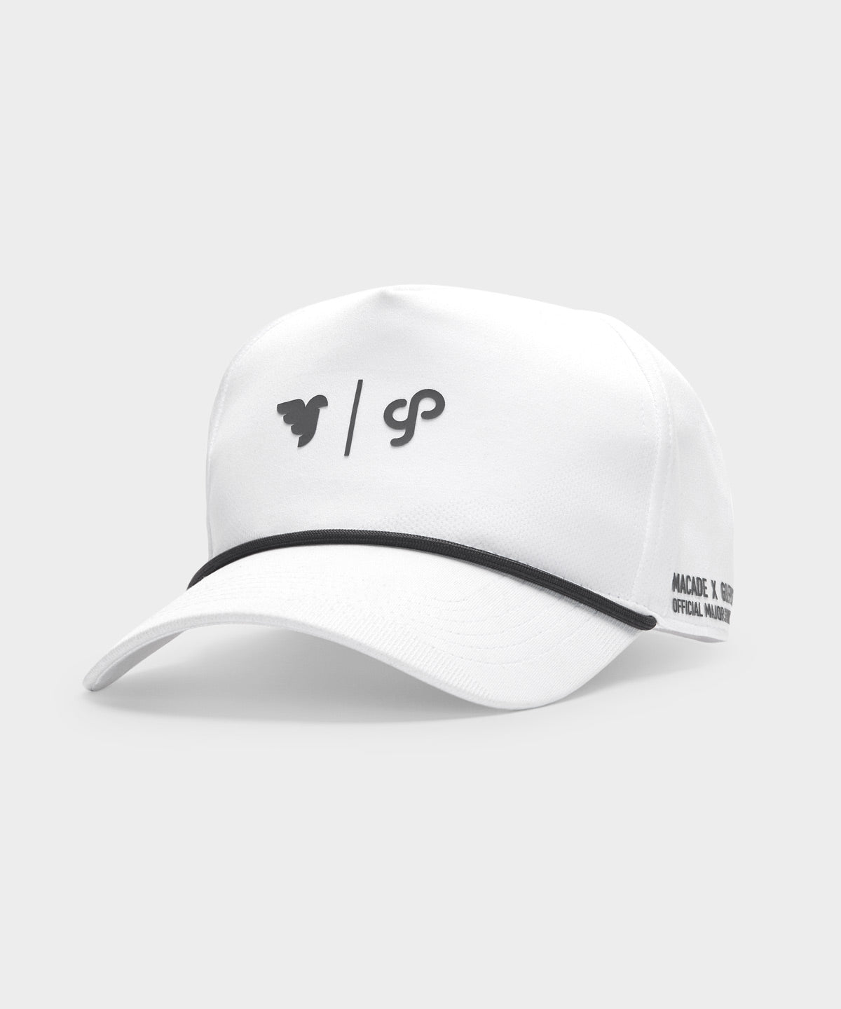 White Open Rope Strapback Macade Golf