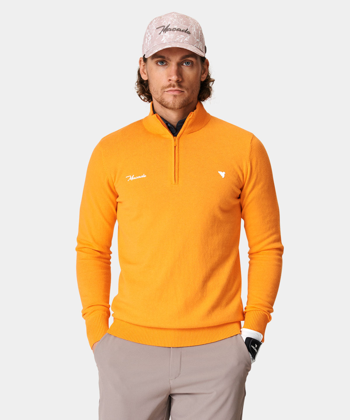 Orange TX Tour Quarter Zip Macade Golf