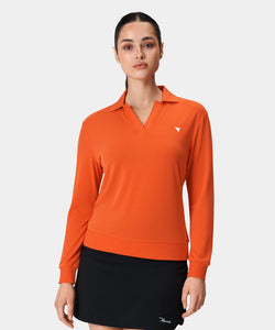 Sadie Red Long Sleeve Shirt Macade Golf