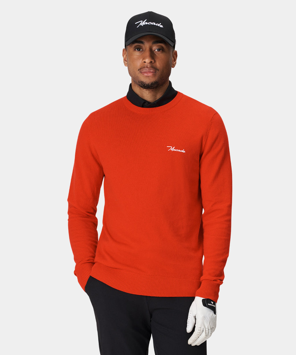 Red Tech Crewneck Macade Golf
