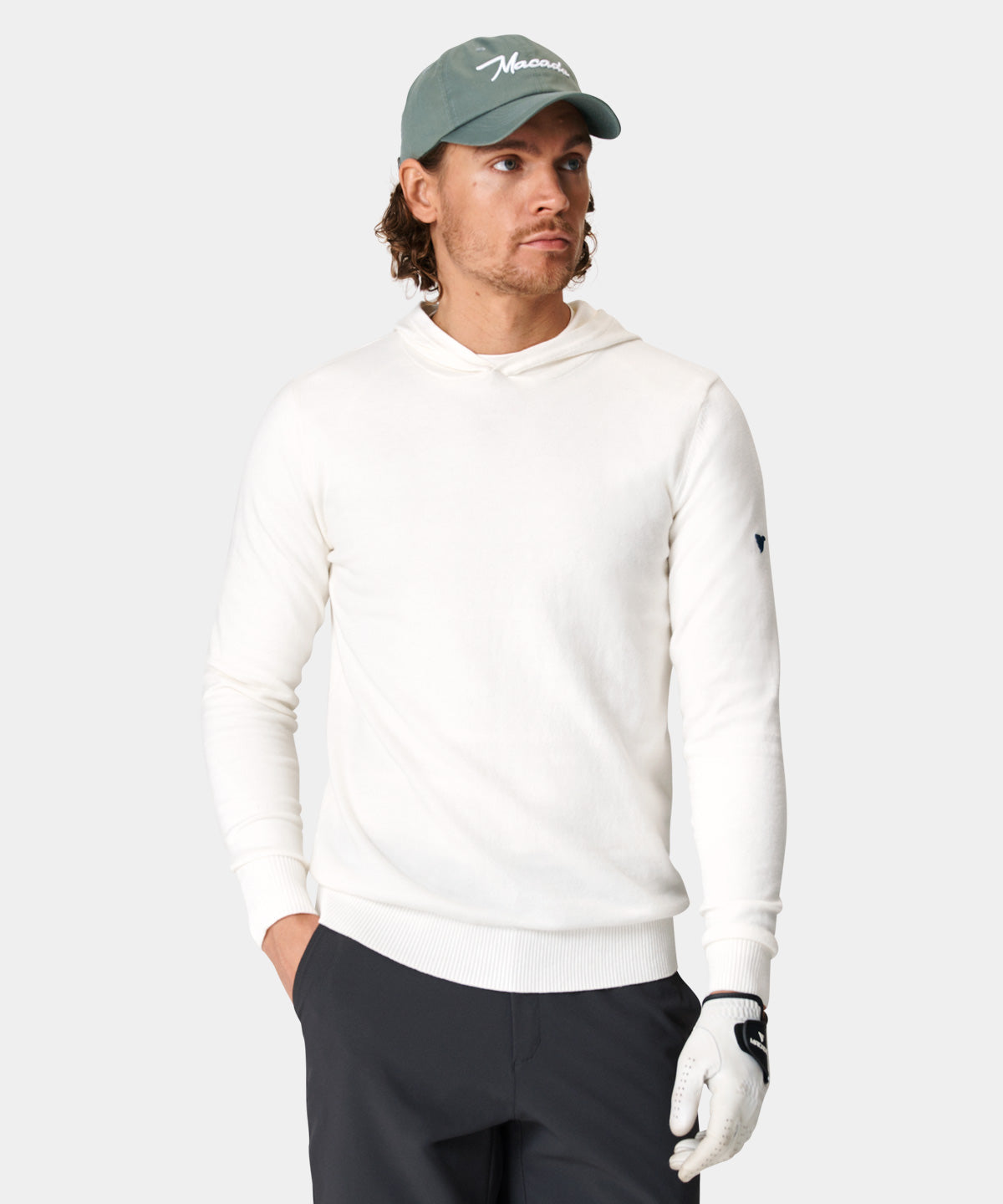 White Tech Hoodie Macade Golf
