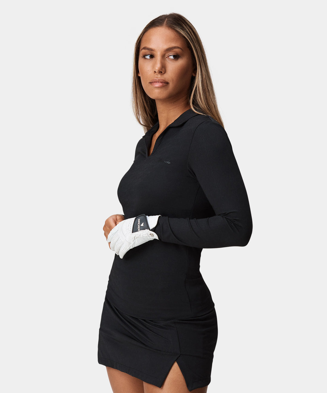 Kate Black Long Sleeve Shirt Macade Golf