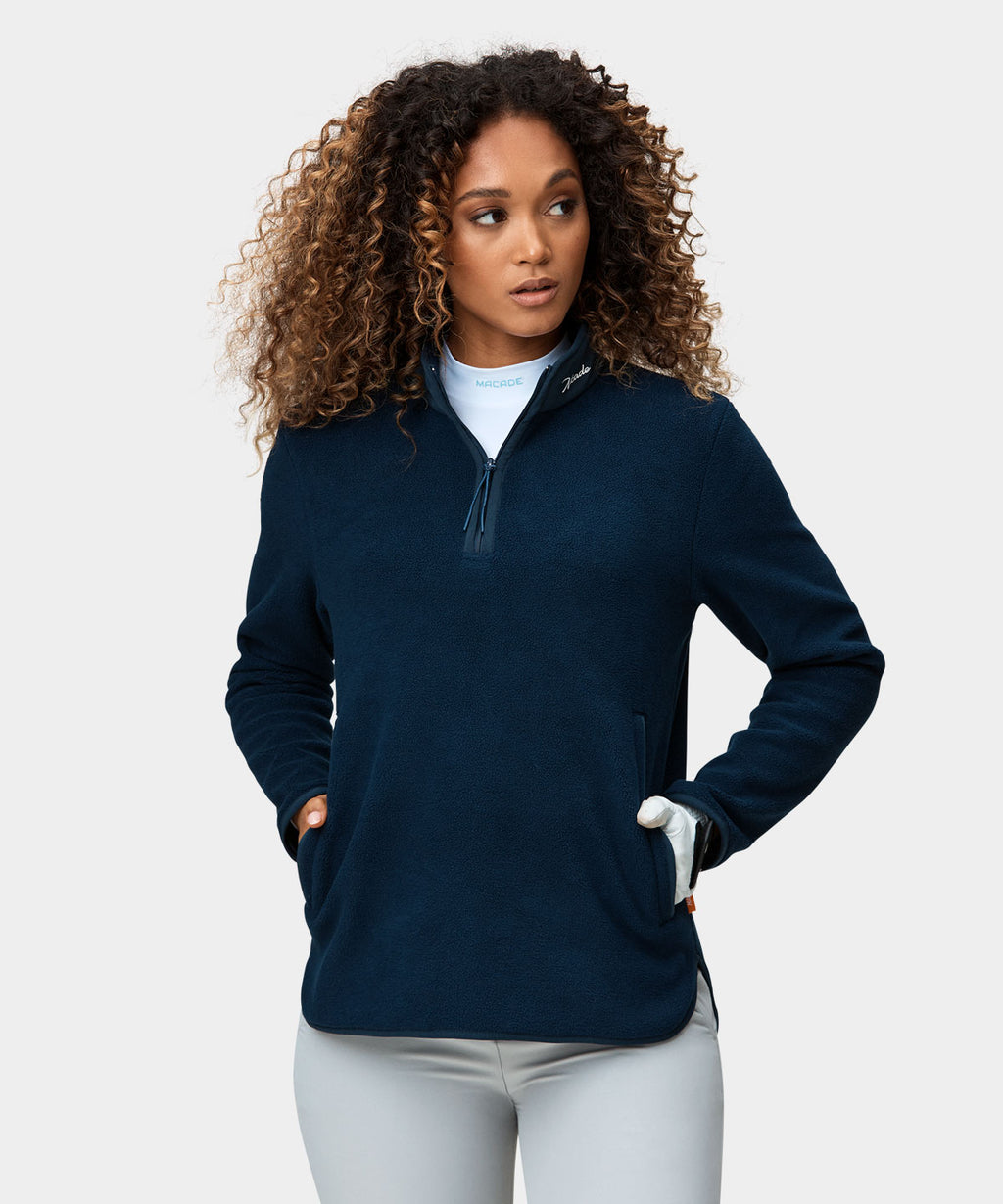 Dark Blue Performance Fleece Macade Golf