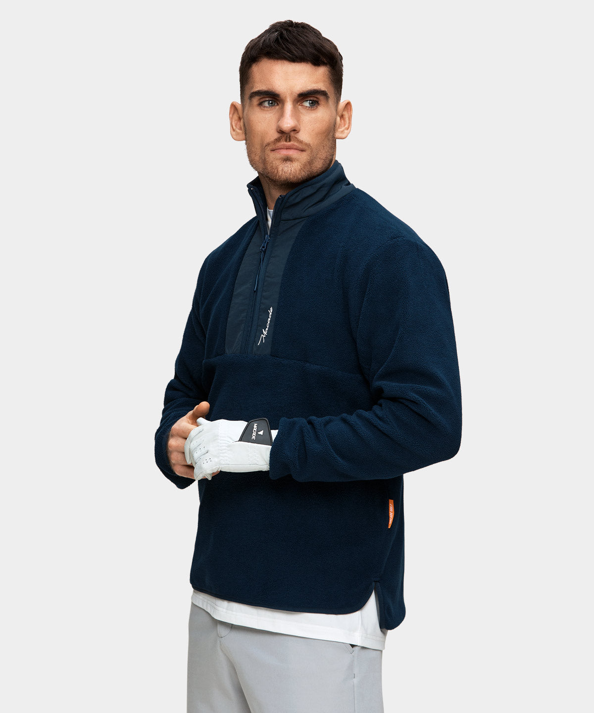Navy Performance Fleece Macade Golf