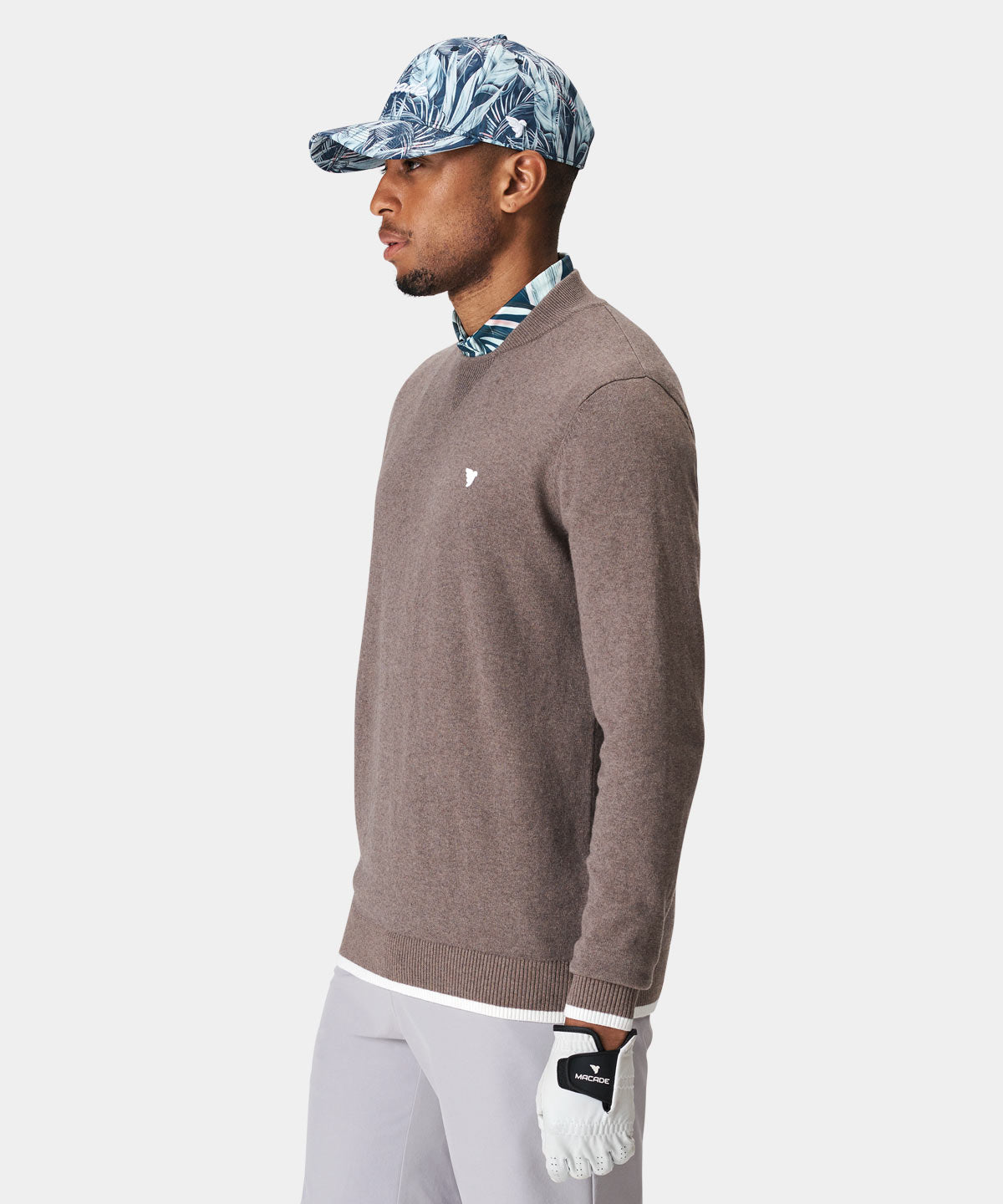 Brown Tour Bomber Sweater Macade Golf