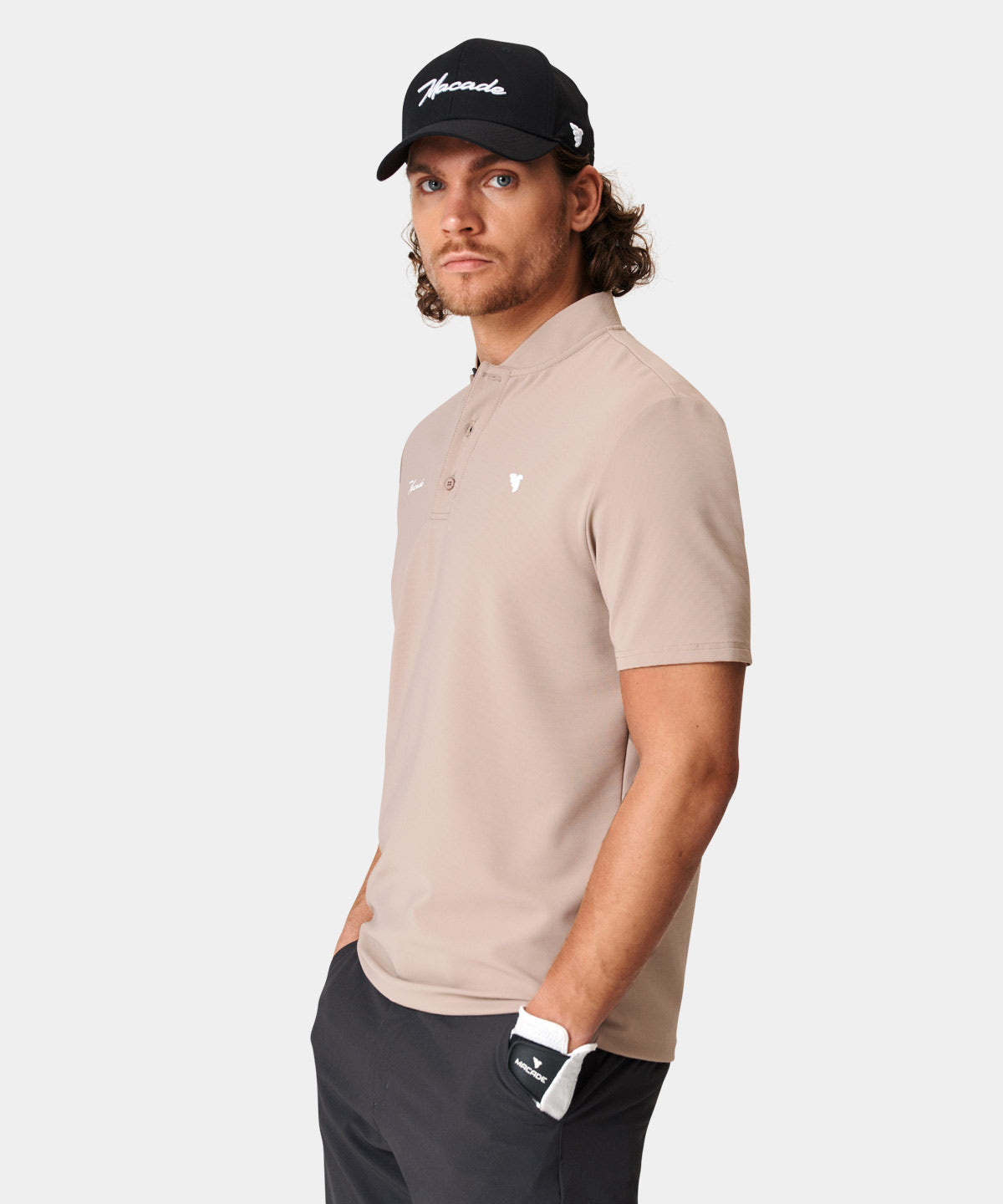 Heath Tan Bomber Shirt Macade Golf