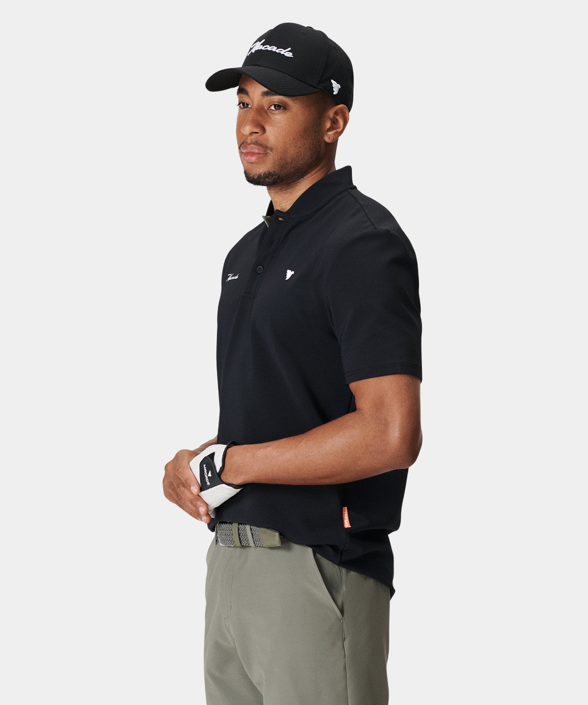 Heath Black Bomber Shirt Macade Golf