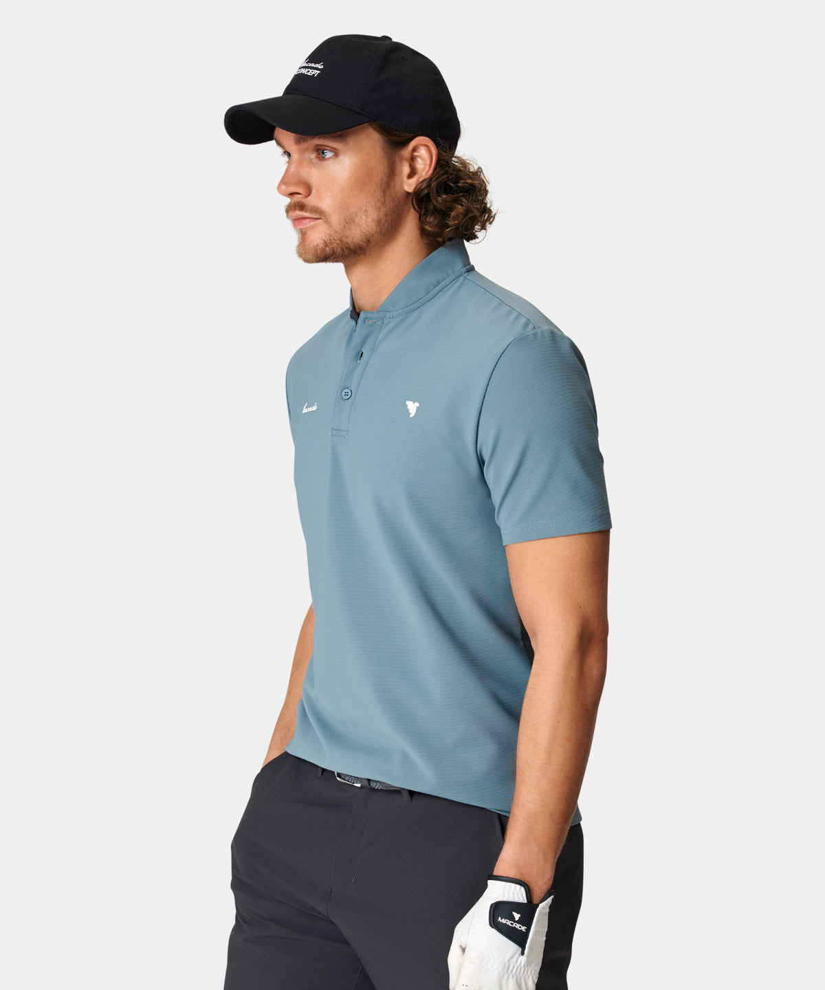 Heath Sage Green Bomber Shirt Macade Golf