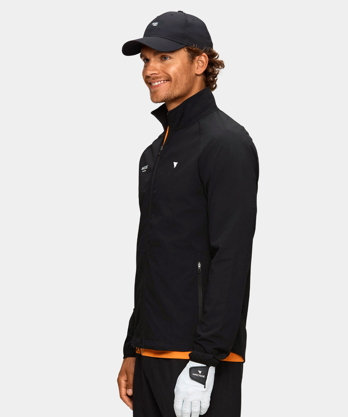 Black Stretch Tour Jacket Macade Golf