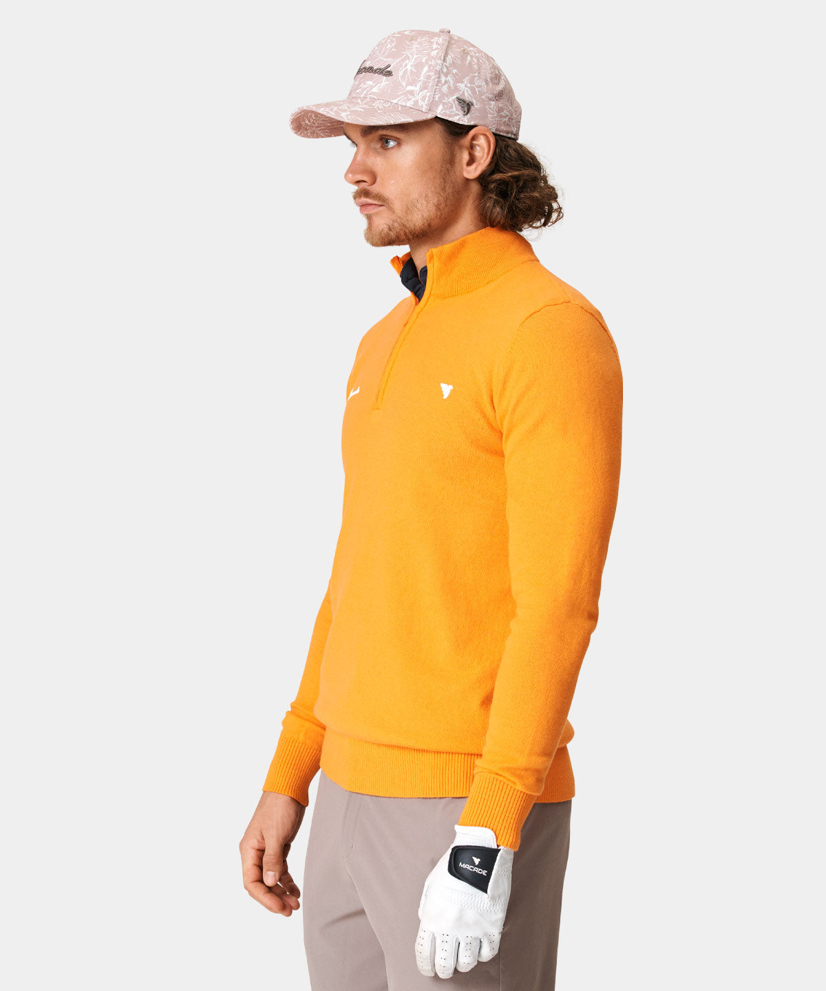 Orange TX Tour Quarter Zip Macade Golf