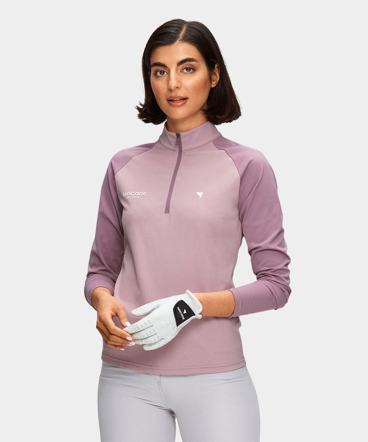 Heather Tour Quarter Zip Macade Golf