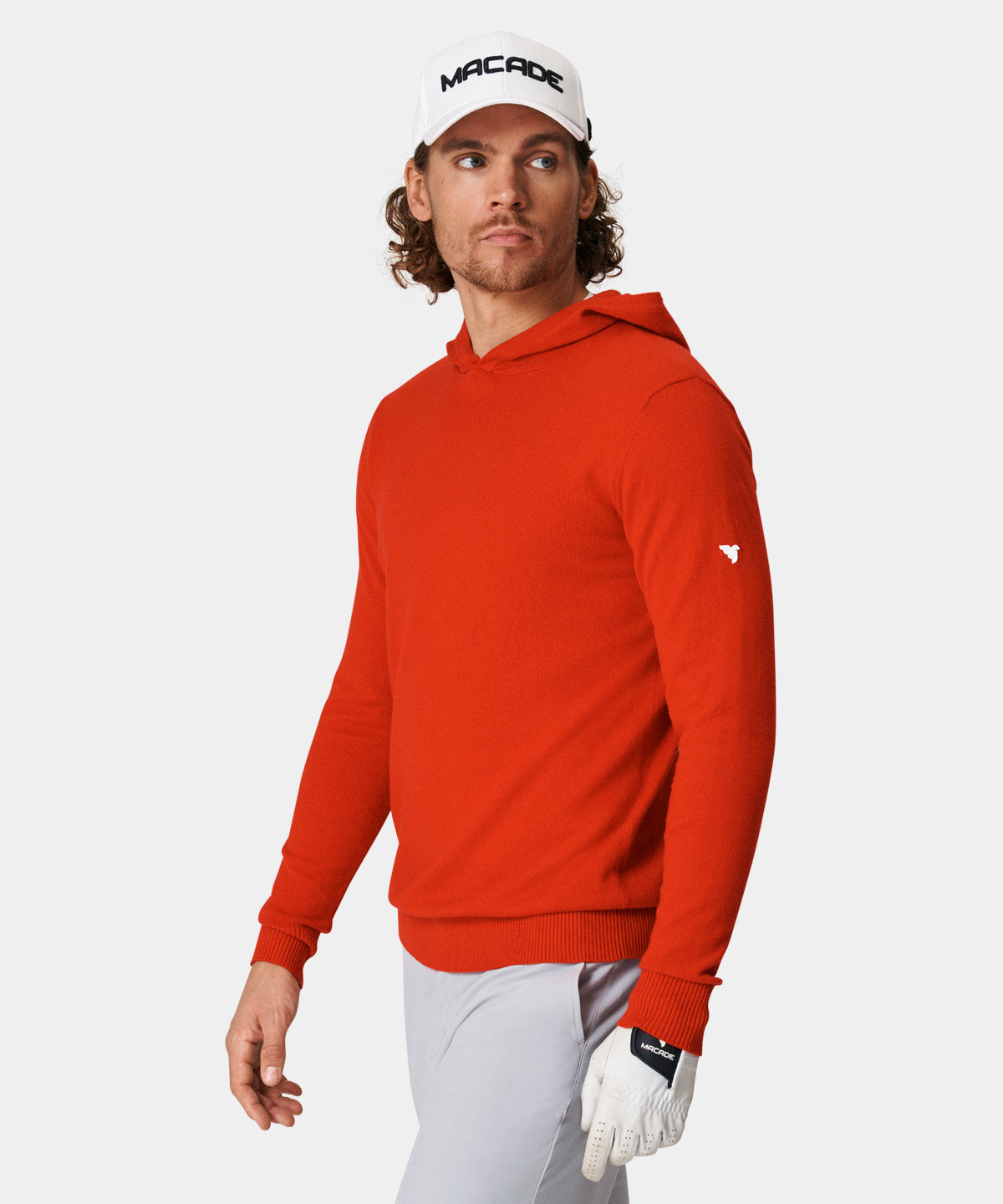 Red Tech Hoodie Macade Golf