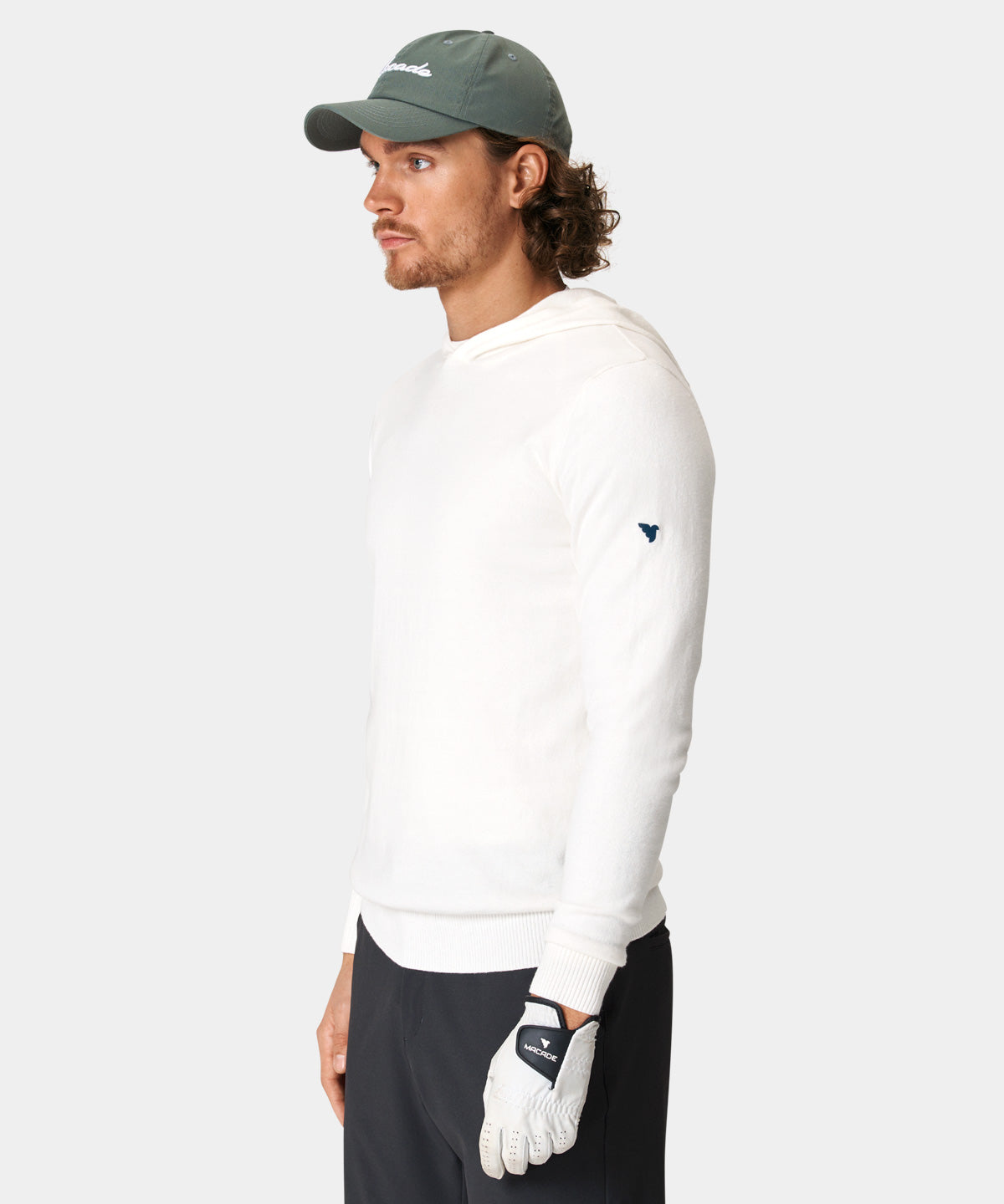 White Tech Hoodie Macade Golf