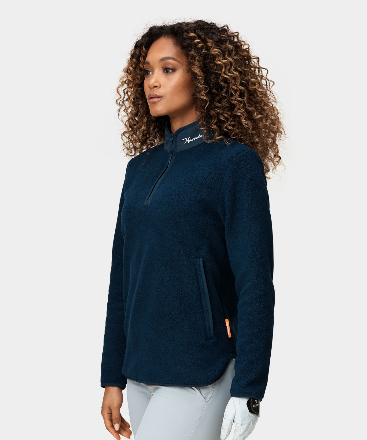 Dark Blue Performance Fleece Macade Golf