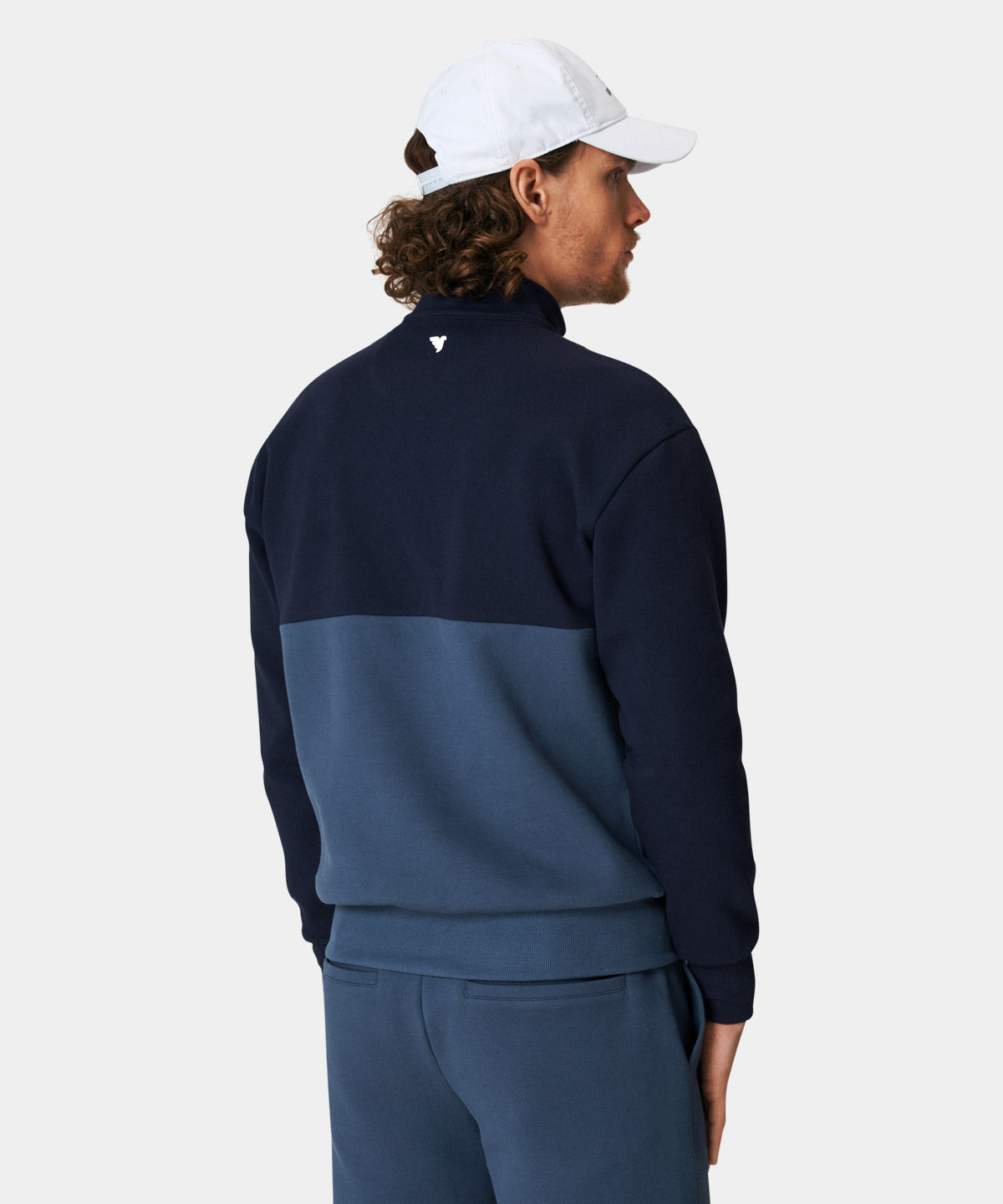 Stone Range Block Zip Sweater Macade Golf