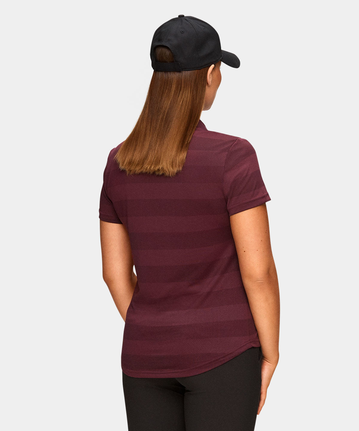 Burgundy Tour Polo Shirt Macade Golf
