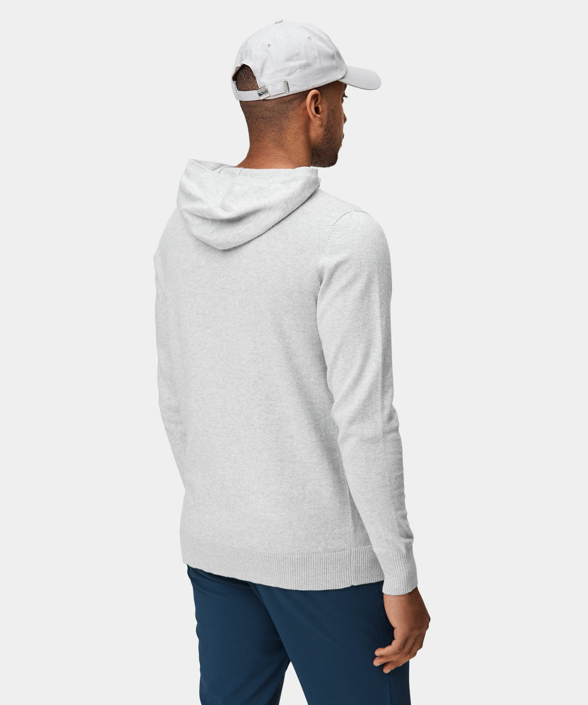 Light Grey Tech Hoodie Macade Golf