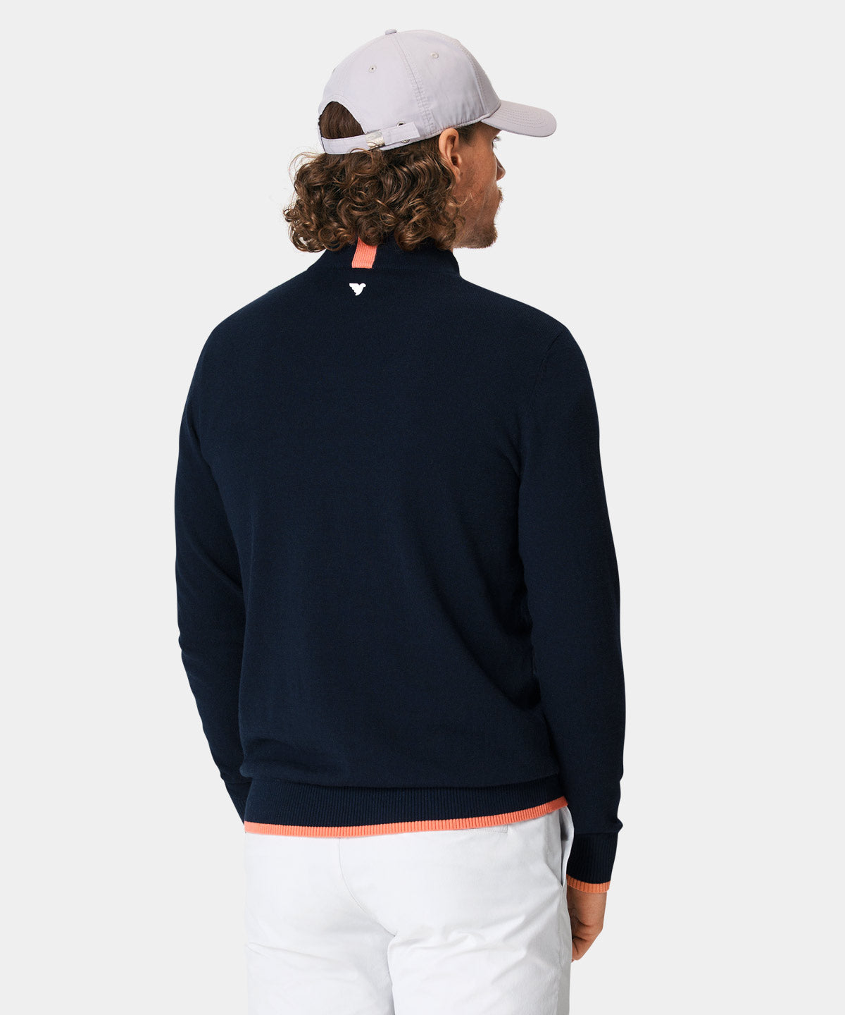 Navy Tour Bomber Sweater Macade Golf