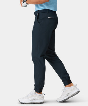 Navy Four-Way Stretch Jogger Macadegolf