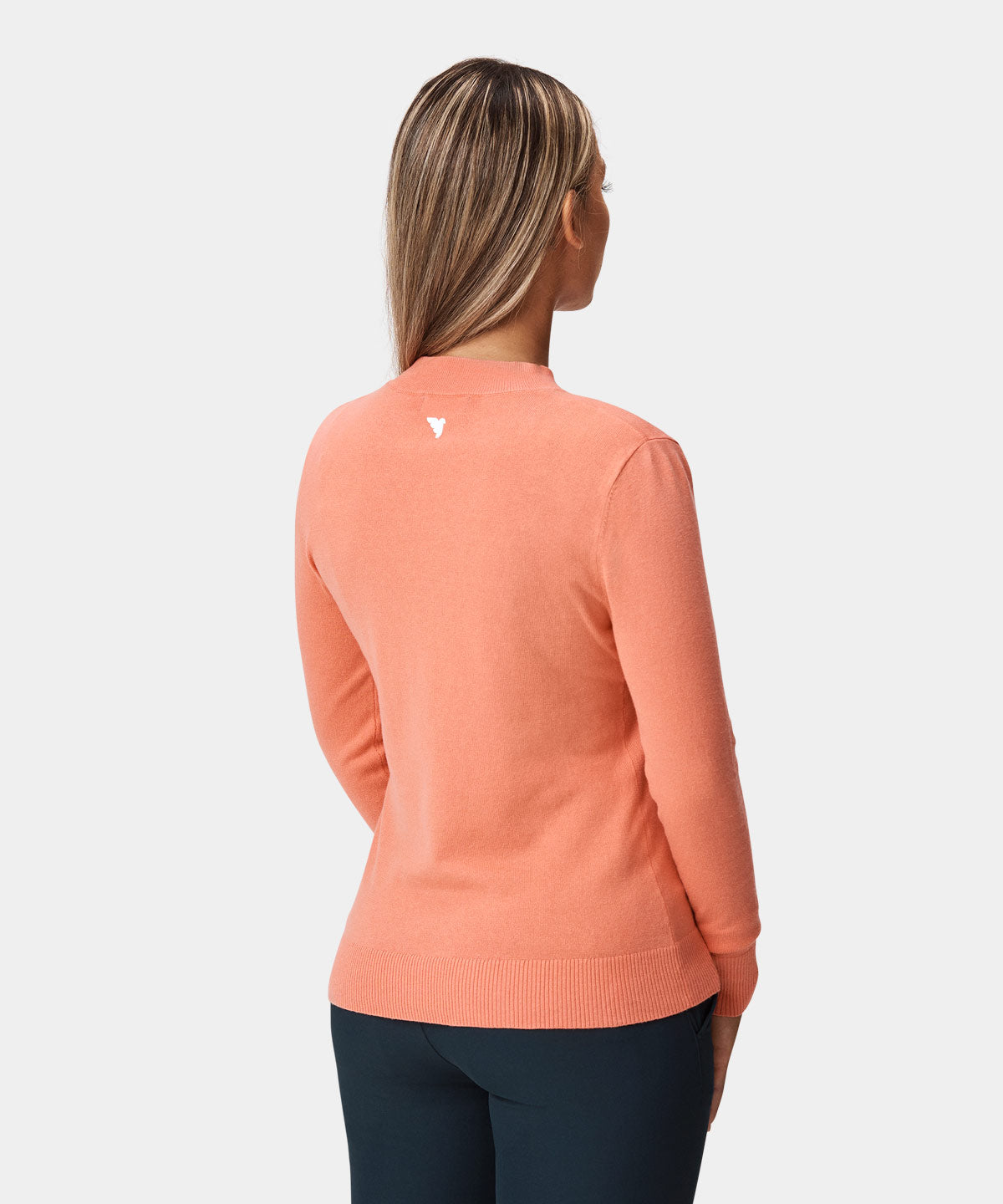Peach Tech Mock Neck Macade Golf