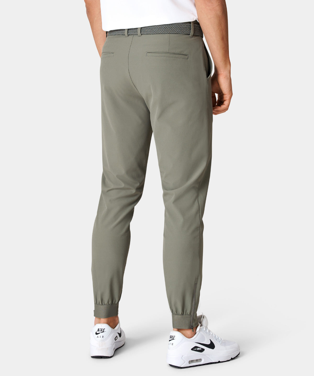 Jade Green Four-Way Stretch Jogger Macadegolf