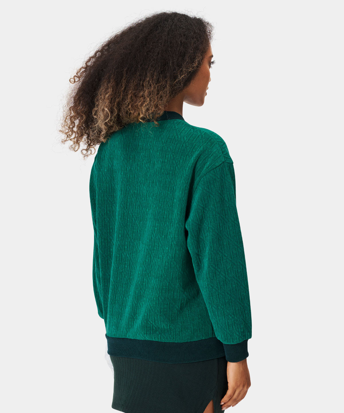 Green TB Oversized Cardigan Macade Golf