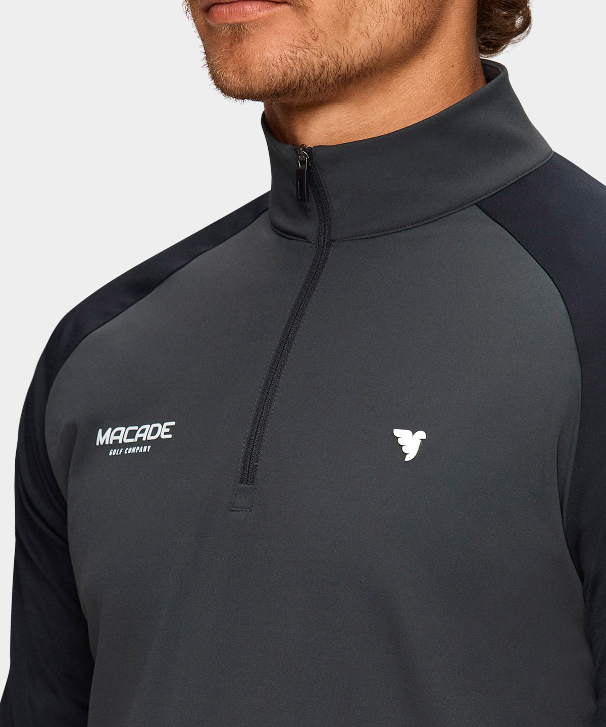 Anthracite Tour Quarter Zip Macade Golf