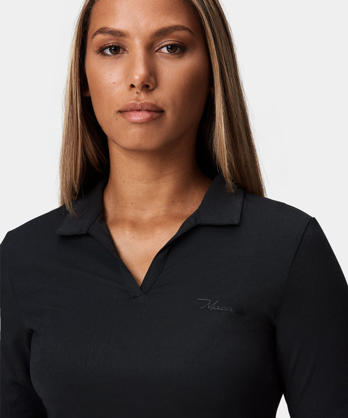 Kate Black Long Sleeve Shirt Macade Golf