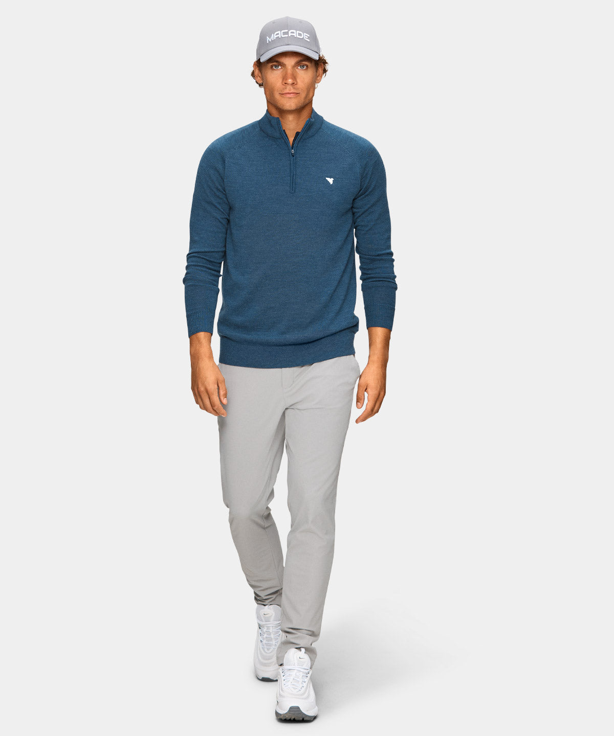 Spruce Merino TX Quarter Zip Macade Golf