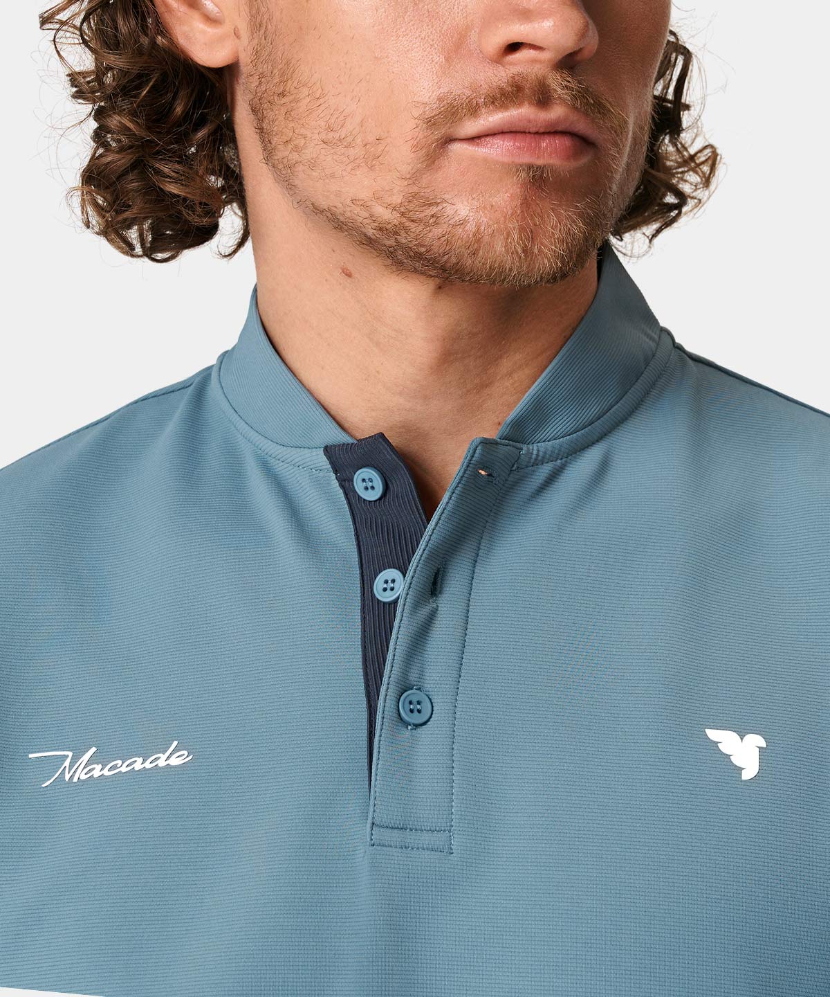 Heath Sage Green Bomber Shirt Macade Golf