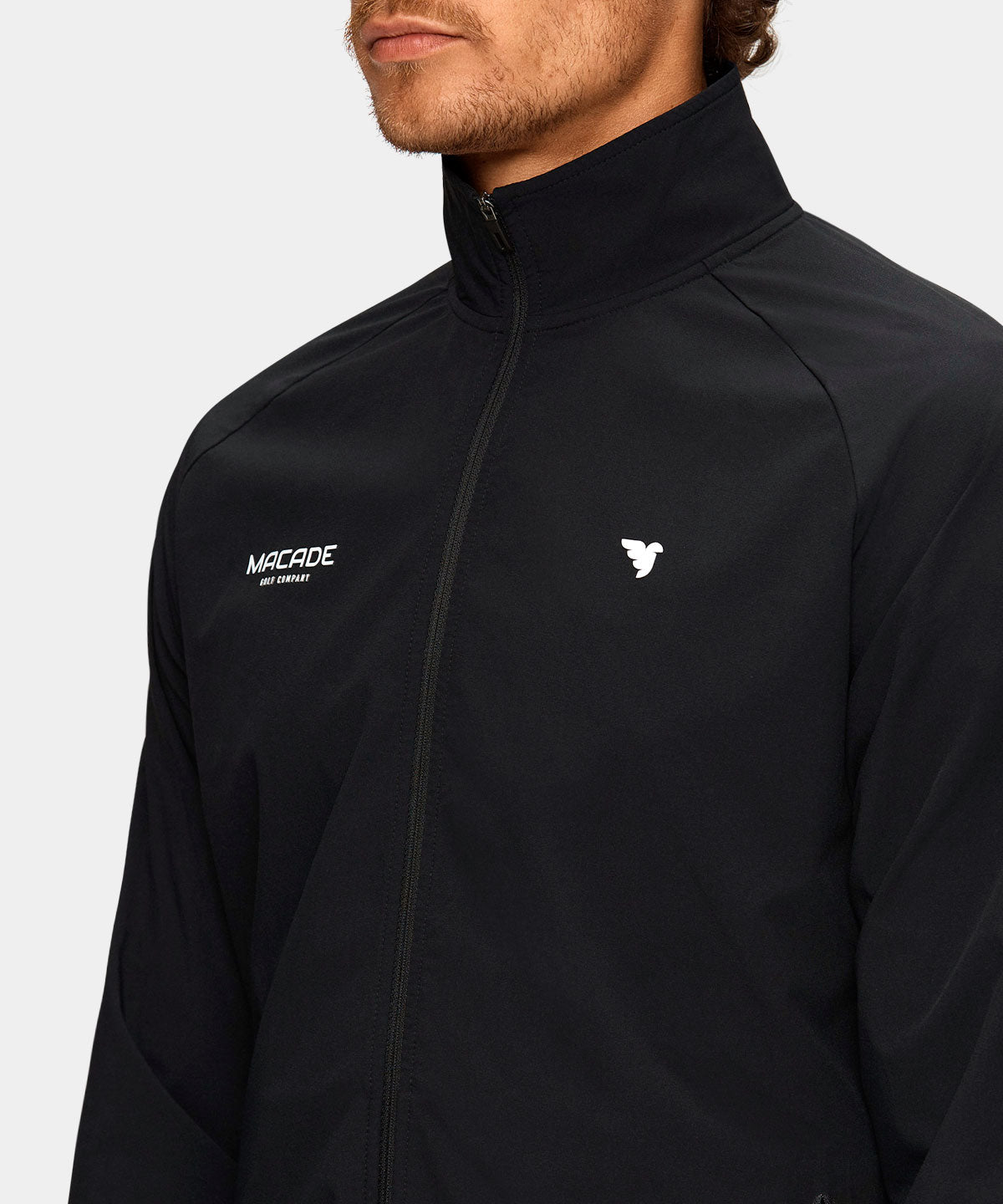Black Stretch Tour Jacket Macade Golf