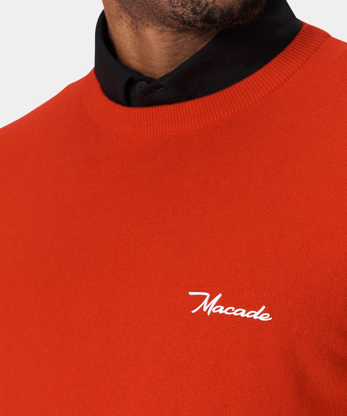 Red Tech Crewneck Macade Golf