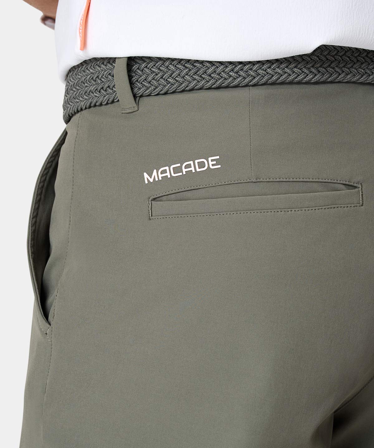 Jade Green Four-Way Stretch Jogger Macadegolf