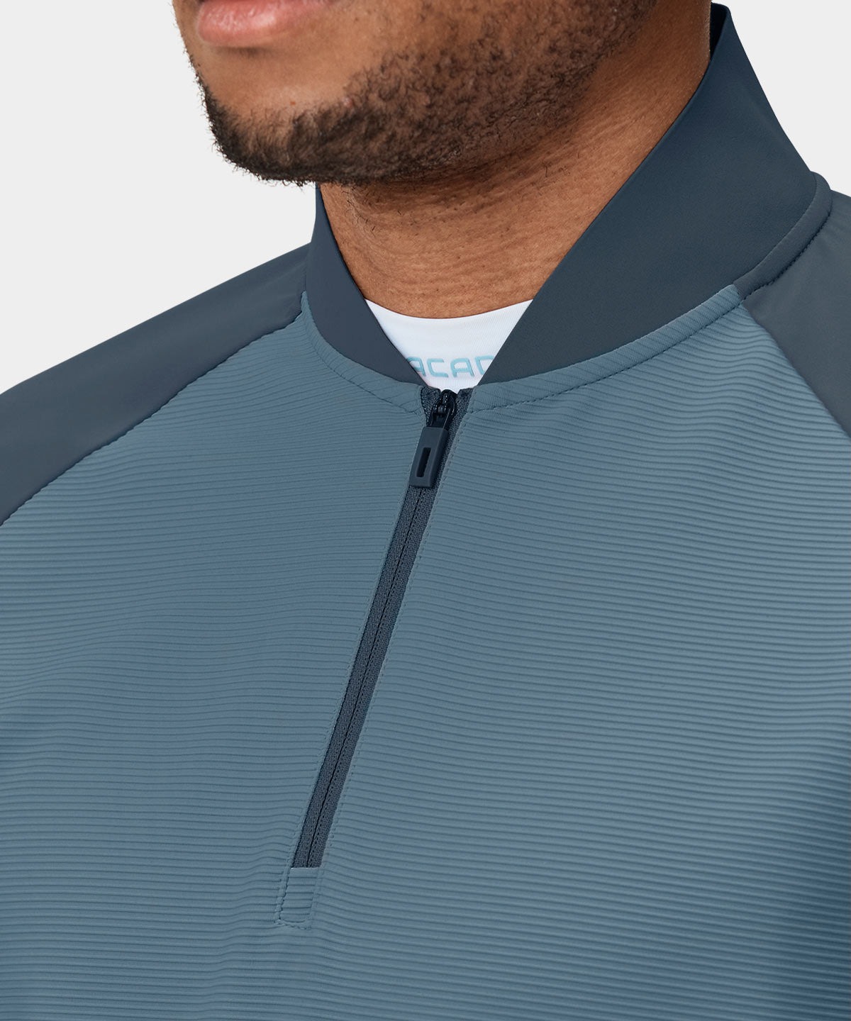 Slate Tech Bomber Zip Macade Golf