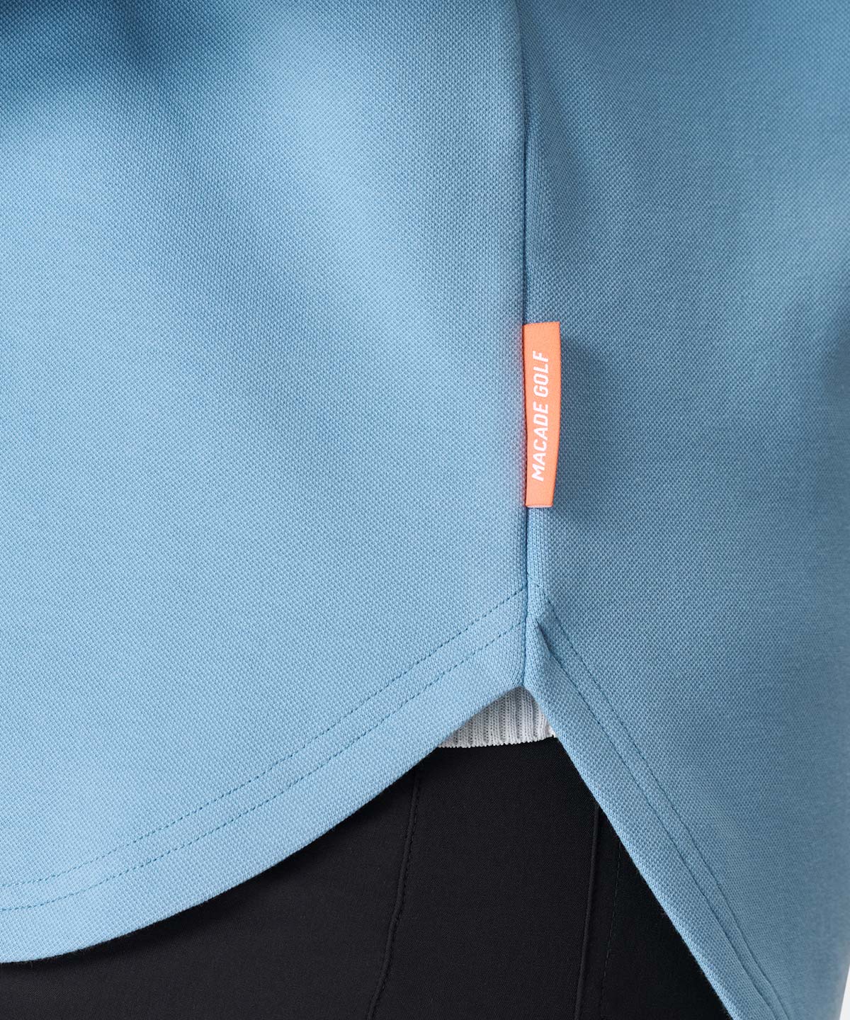 Sky Blue Range Zip Popover Macade Golf