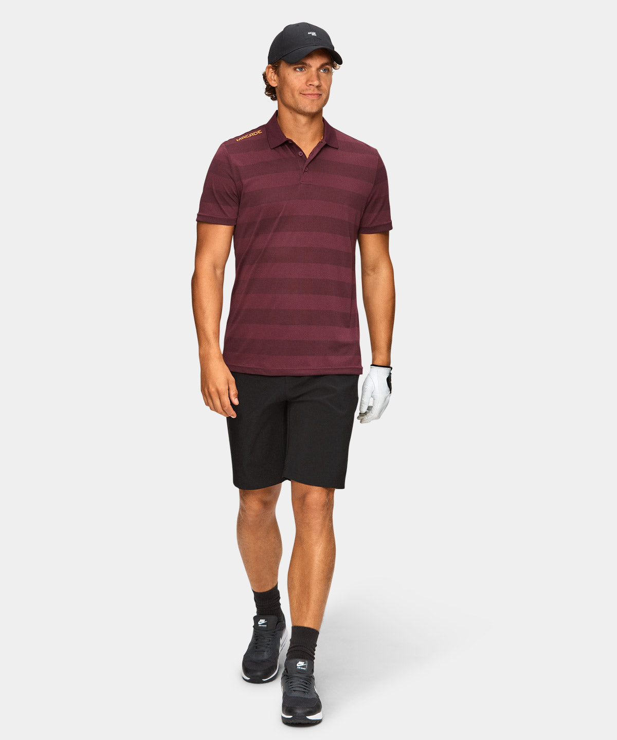 Maroon Tour Polo Shirt Macade Golf