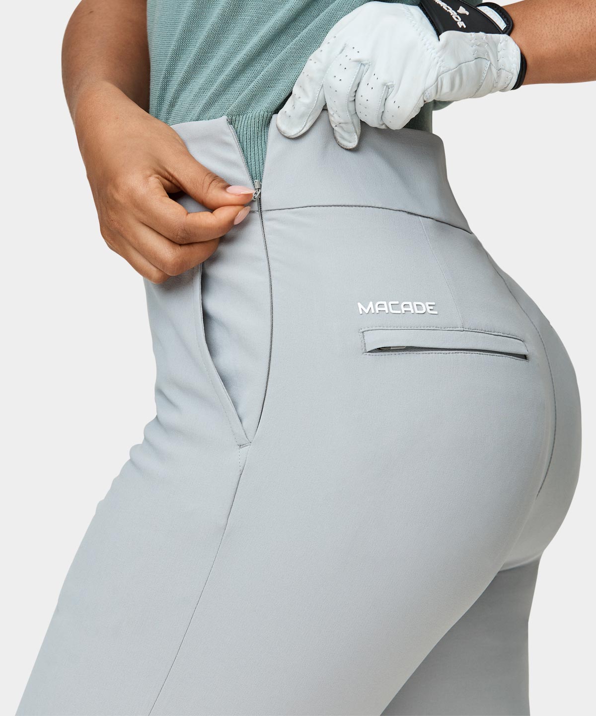 Light Grey Shift Trouser Macade Golf