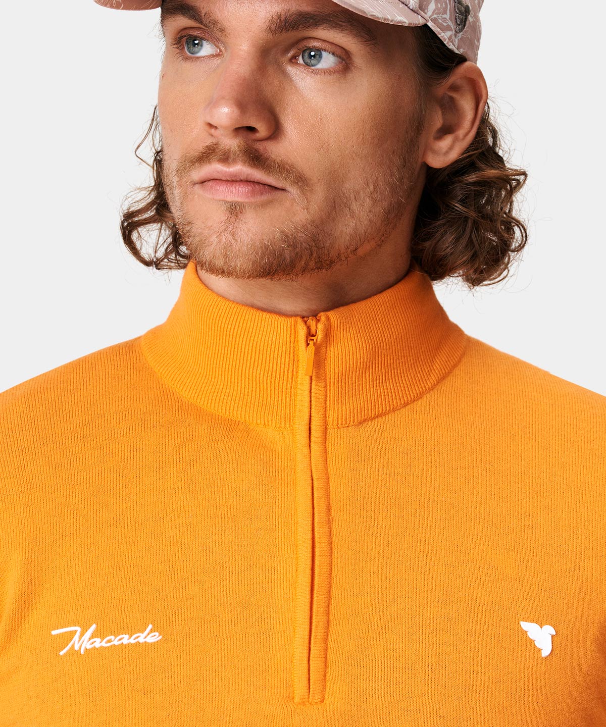 Orange TX Tour Quarter Zip Macade Golf