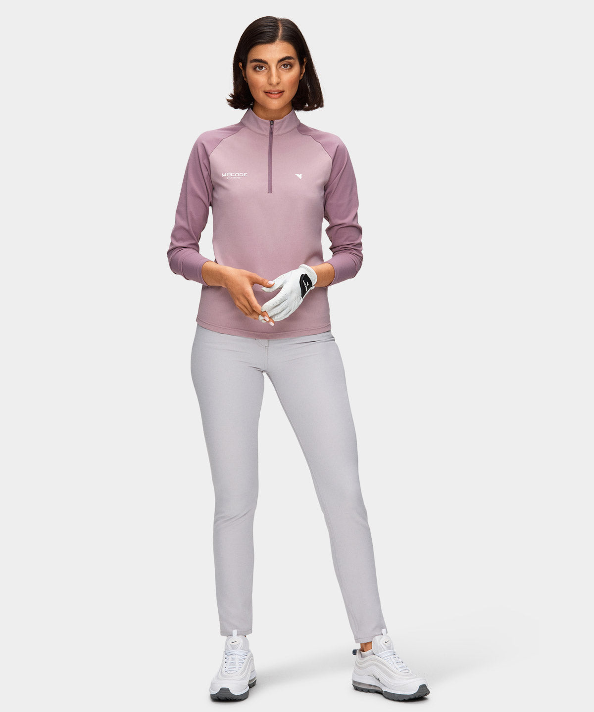 Heather Tour Quarter Zip Macade Golf