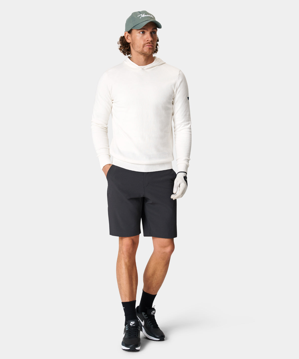 White Tech Hoodie Macade Golf